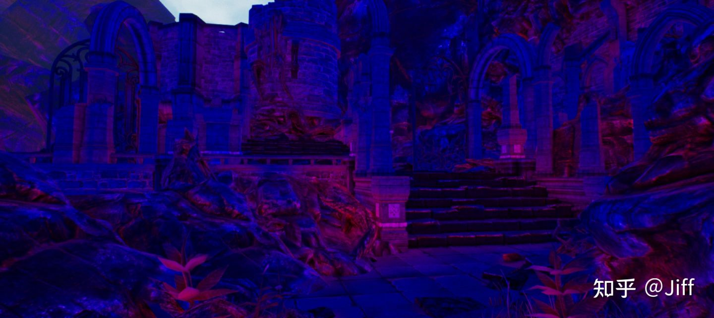 很容易看到在室外场景中，主要是靠VoxelLighting照明的。